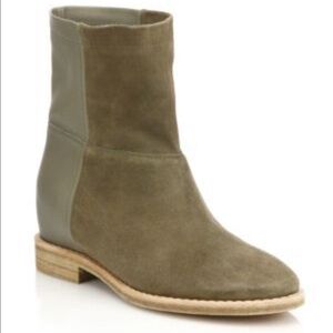 Vince Grayson Mixed Media Pull On Ankle Boots